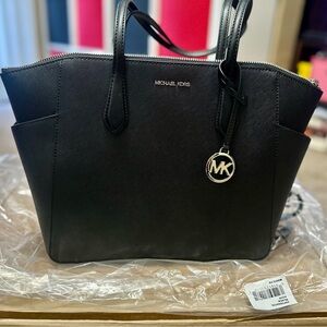 New Michael Kors Marilyn Medium Saffiano Leather Tote bag purse MK handbag